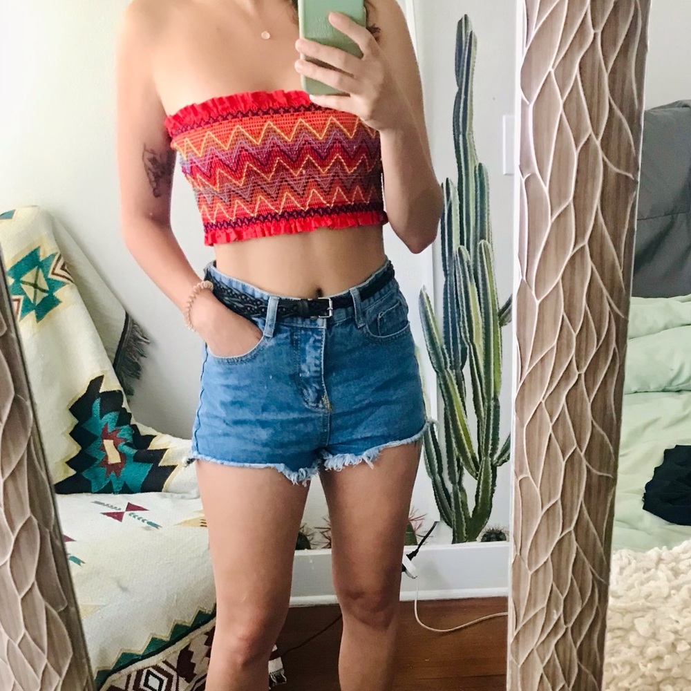 Fiesta crop top